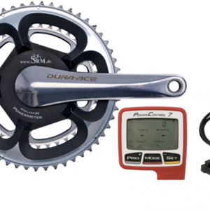 SRM Dura Ace PM7 Power meter + PC7 Computer Shimano FC-7800 CrankSet 7900 Rings