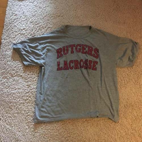 Rutgers Lacrosse Stretchy Shirt