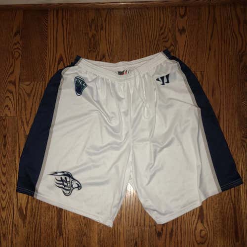 Chesapeake Bayhawks White Game Shorts Size XXL