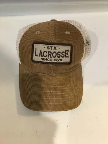 NWT STX COURDUROY HAT CAP TRUCKER ADJUSTABLE SNAPBACK $25