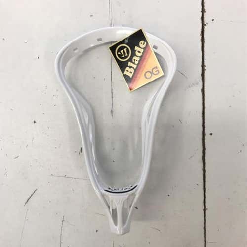 Warrior OG Blade Lacrosse Head Unstrung White New