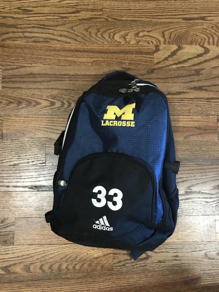 New Adidas Team Issued Michigan Lacrosse Back pack