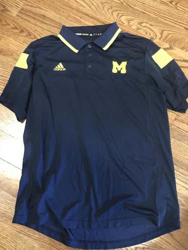 Team Issued Michigan lacrosse Collared Shirt