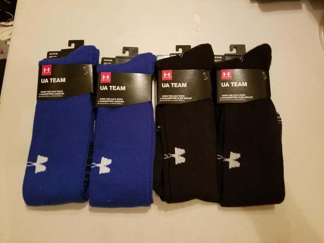 Brand New UA Team OTC XL Bundle 4 for $15 (2Black/2Royal) SOLD