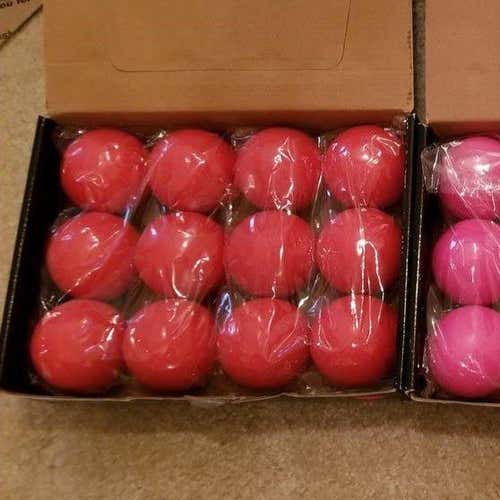 Brand New 12 Pack Champion Lacrosse Balls (Red/Mixed)