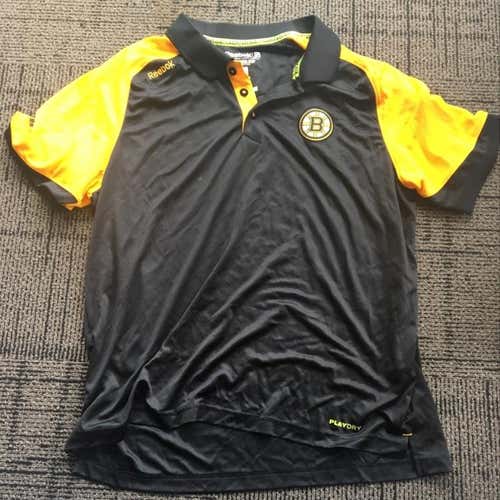 Reebok Bruins Team Issued Polo - XL