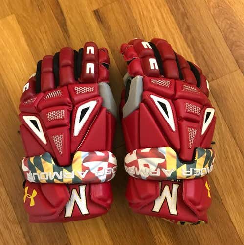 UMD Maryland UA Goalie Gloves ‘12 M