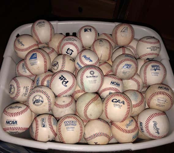 College And Minor League Baseballs