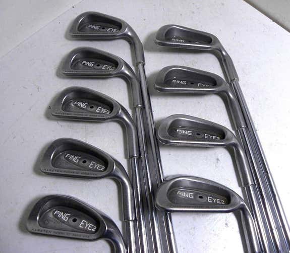 Ping Eye 2 + Irons 2-PW RH Steel Regular Flex Black Dot Pre Owned