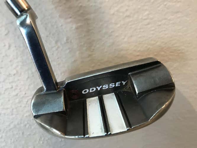 Odyssey White Ice 330 Mallet 34-inch putter with clue Iomic grip