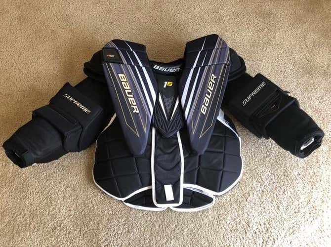 Bauer Supreme 1S Goalie Chest and Arm Protector Size Large