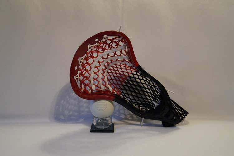 "New" Vipr1 dyed Black/Red Head with dyed Black/Red Semi Soft mesh and White Shooters