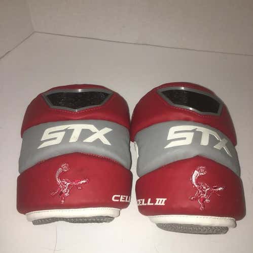 Like New Custom STX Cell 3 Chestnut Hill College Elbow Pads