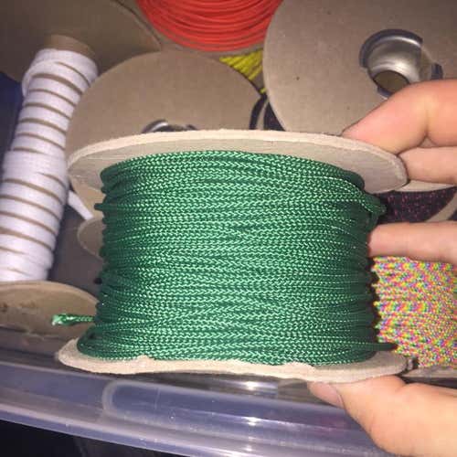 100 YD Green Sidewall String Fro Jimalax