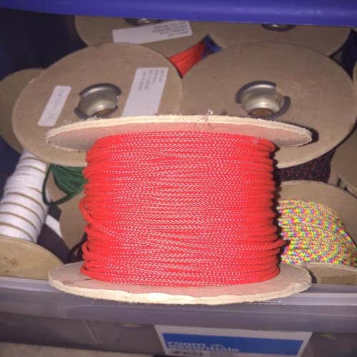 100 YD Red Sidewall String From Jimalax