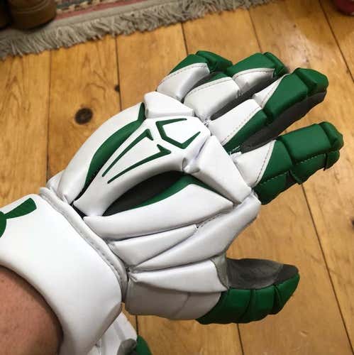 Notre Dame Lacrosse Shamrock Series Gloves
