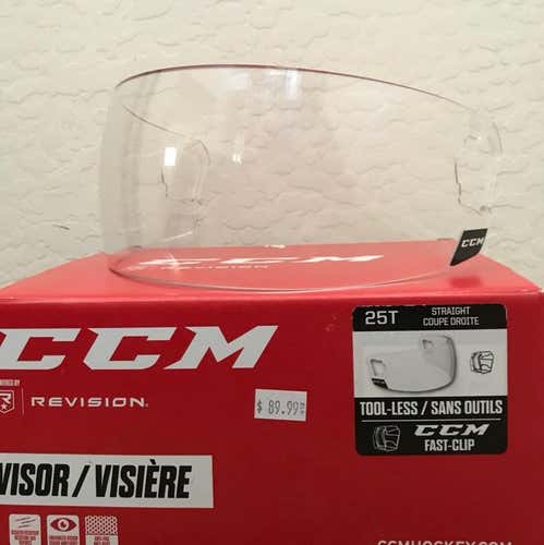 CCM Revision 25T Visor with Fast Clip