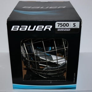 New Bauer 7500 Helmet Combo Navy