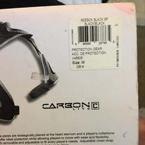 Reebok Black Shoulder Pads Model v45506