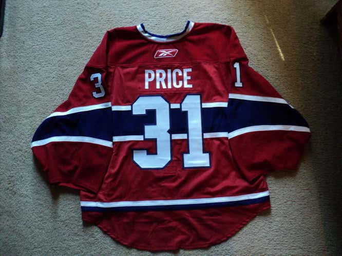 Montreal Canadiens Carey Price Reebok Edge 2.0 Goal Cut 58+ Jersey