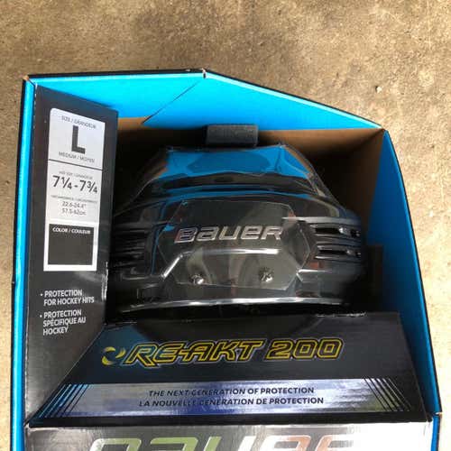 FS: Bauer Reakt 200, LG, Black (brand-new)