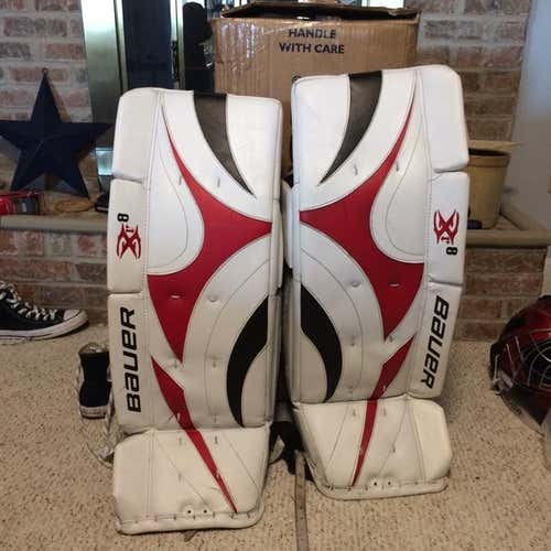 Bauer XR8 Goalie Leg Pads 32+1