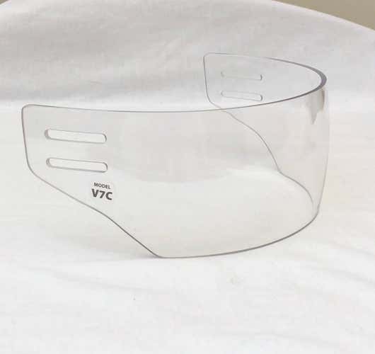 Pro straignt cut visor half shield made in europe