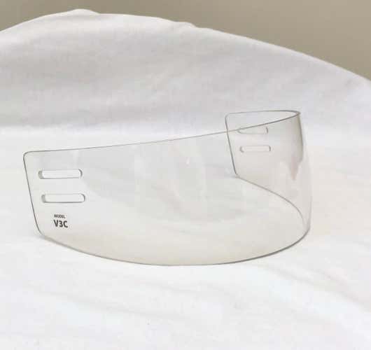 unbranded european style straight cut hockey visor half shield prostock