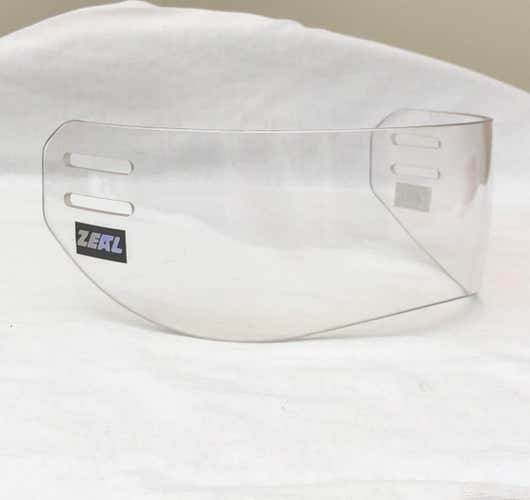 european style wave cut hockey visor half shield made in europe