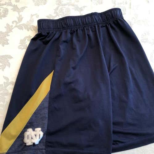 Notre Dame Lacrosse Team-issued Practice Shorts