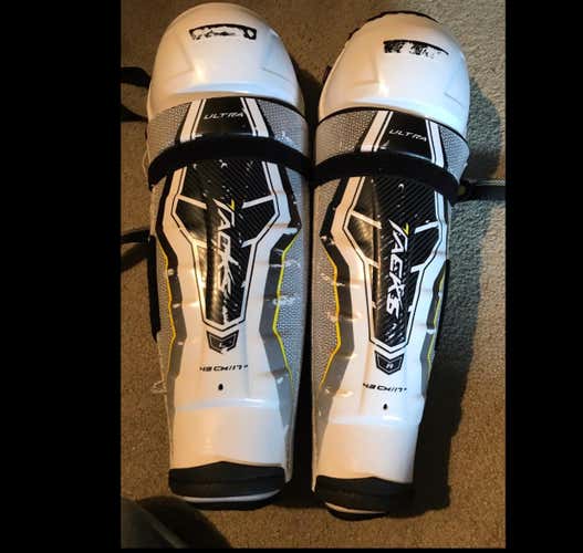 CCM Ultra Tacks 17" Shin Guards *USED*
