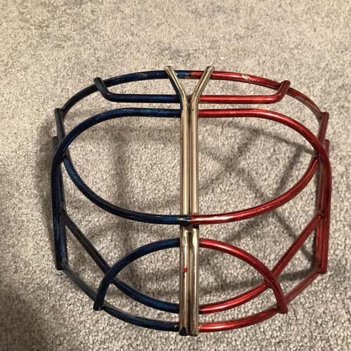 Bauer 950/960 Replacemet Uncertified Cat Eye Custom Color Blue And Red