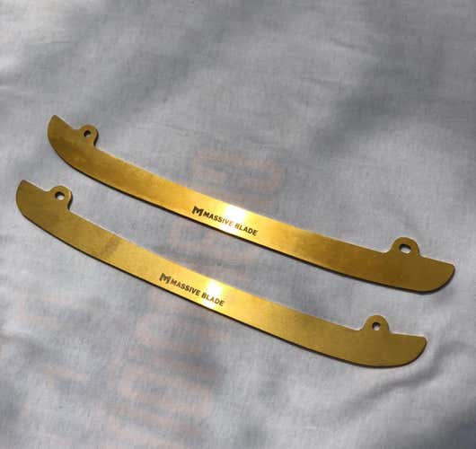 Massive Blade ccm speedblade +4.0 runner hockey skate steel gold size 287