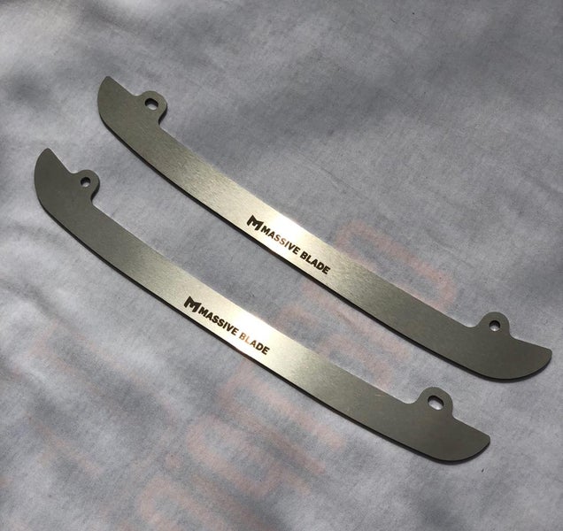 Massive Blade ccm speedblade +4.0 runner hockey skate steel silver size 271