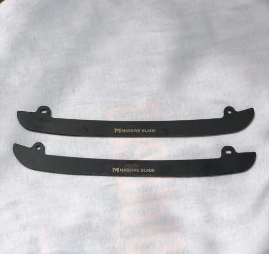 Massive Blade ccm speedblade +4.0 runner hockey skate steel PVD coated gray size   263