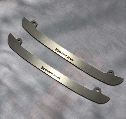 Massive Blade ccm speedblade +4.0 runner hockey skate steel silver size 255