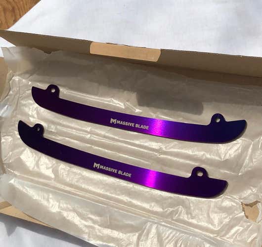 Massive Blade ccm speedblade +4.0 runner hockey skate steel purple size 247