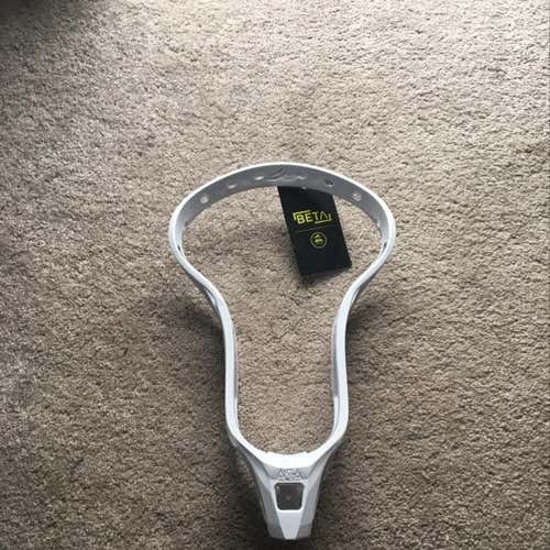 Alpha Lacrosse Beta Head Head - Unstrung, White - NEW