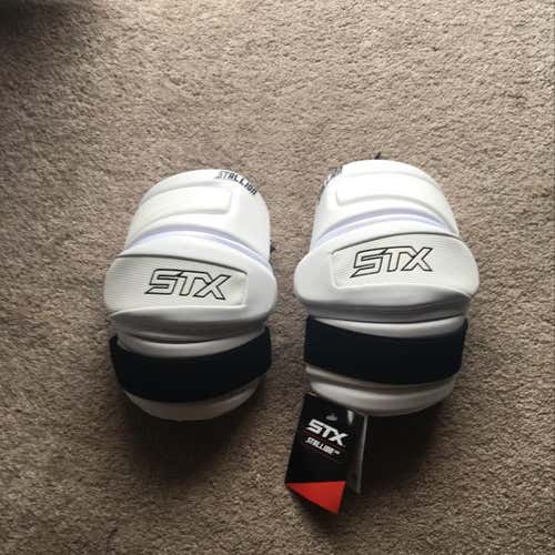 STX Stallion 300 Arm Pads, white, Large - NEW