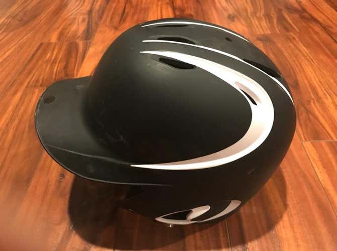 Black Baseball Helmet