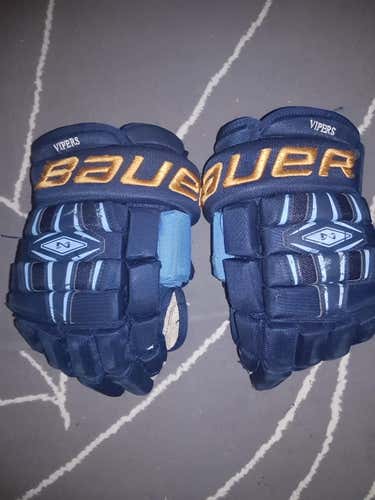 Team Issued Pro Stock BCHL Bauer gloves