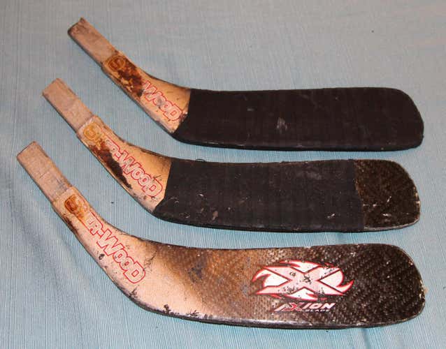 SherWood Axion 1050 blades. Standard fit, Coffey PP77 pattern. Set of 3. Used.