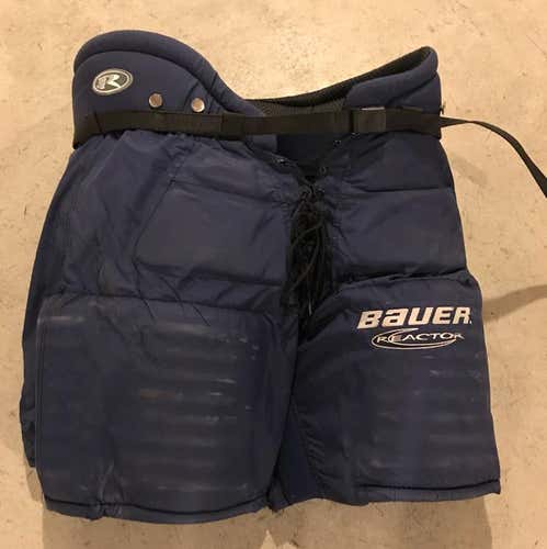 Bauer Reactor Goalie Pants - Senior - Large - Blue