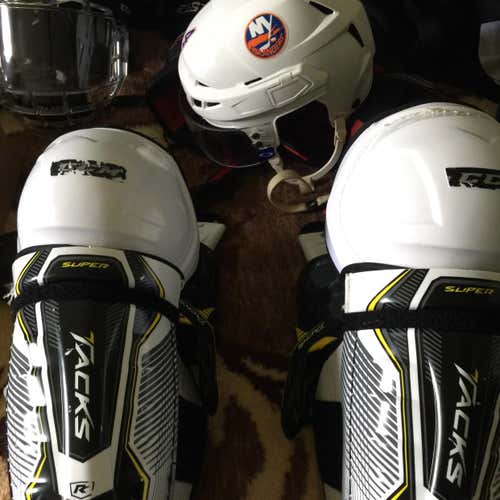 Ccm Super Tacks Shin Guards 14 Inch