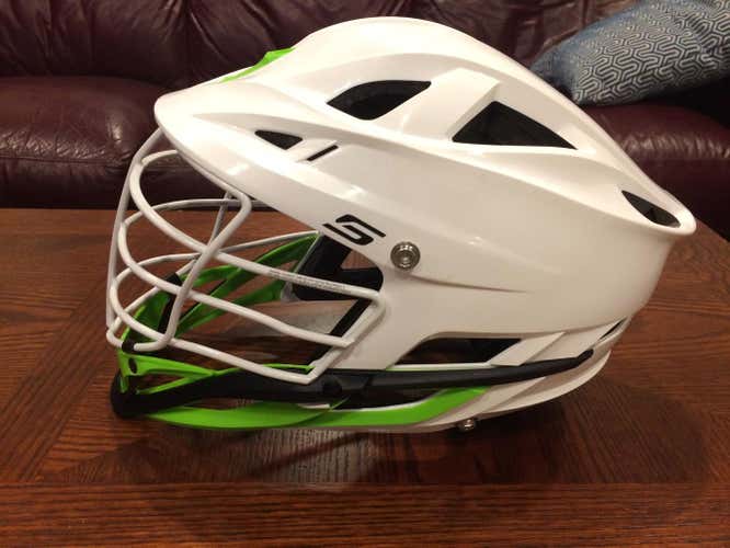 Custom Lime Green Cascade S Helmet Adult