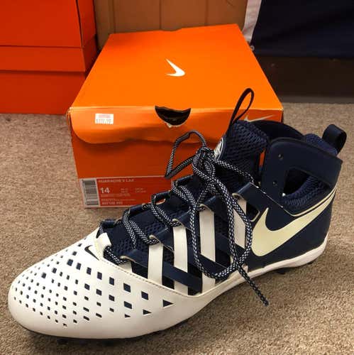 New Nike Huarache V White/Navy