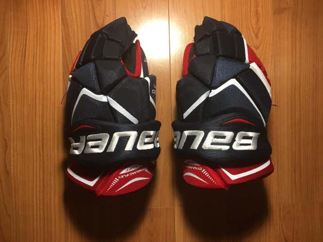 Bauer Vapor X800 Gloves 14" Senior Blue/Red/White