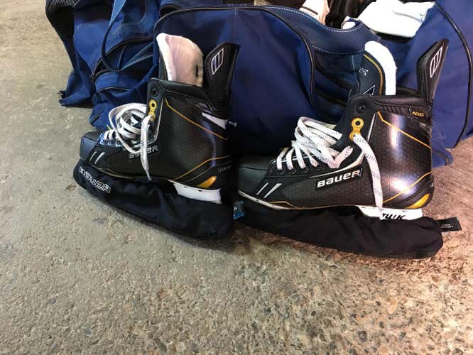 New Bauer Supreme Total One NXG Skates Senior Size 9