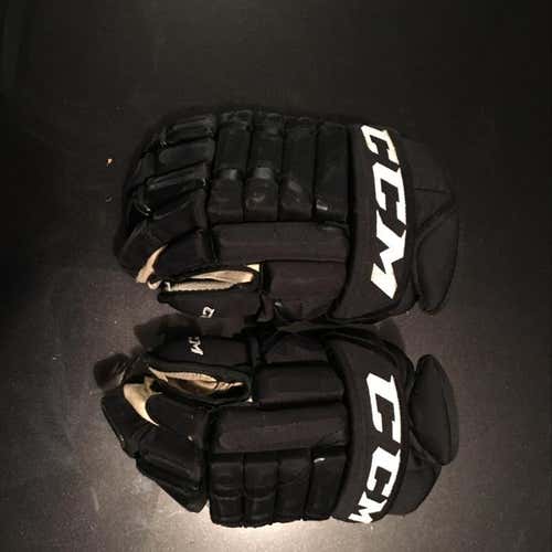 Black CCM Pro Stock Gloves