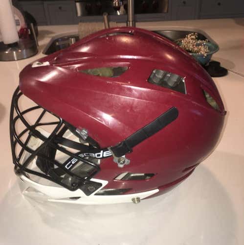 Maroon Cascade Pro 7 Helmet